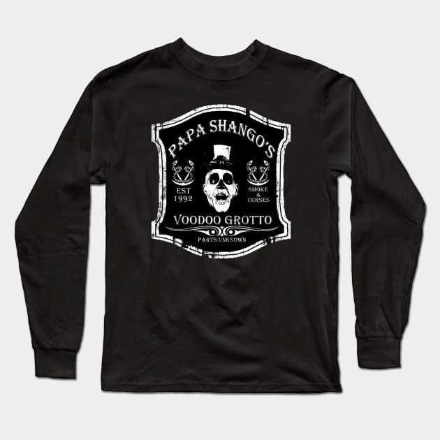 Papa Shango's Voodoo Grotto Long Sleeve T-Shirt by Meat Beat